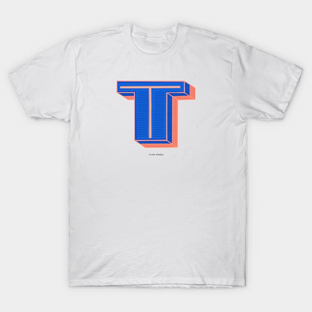 T initial T-Shirt by asian tee